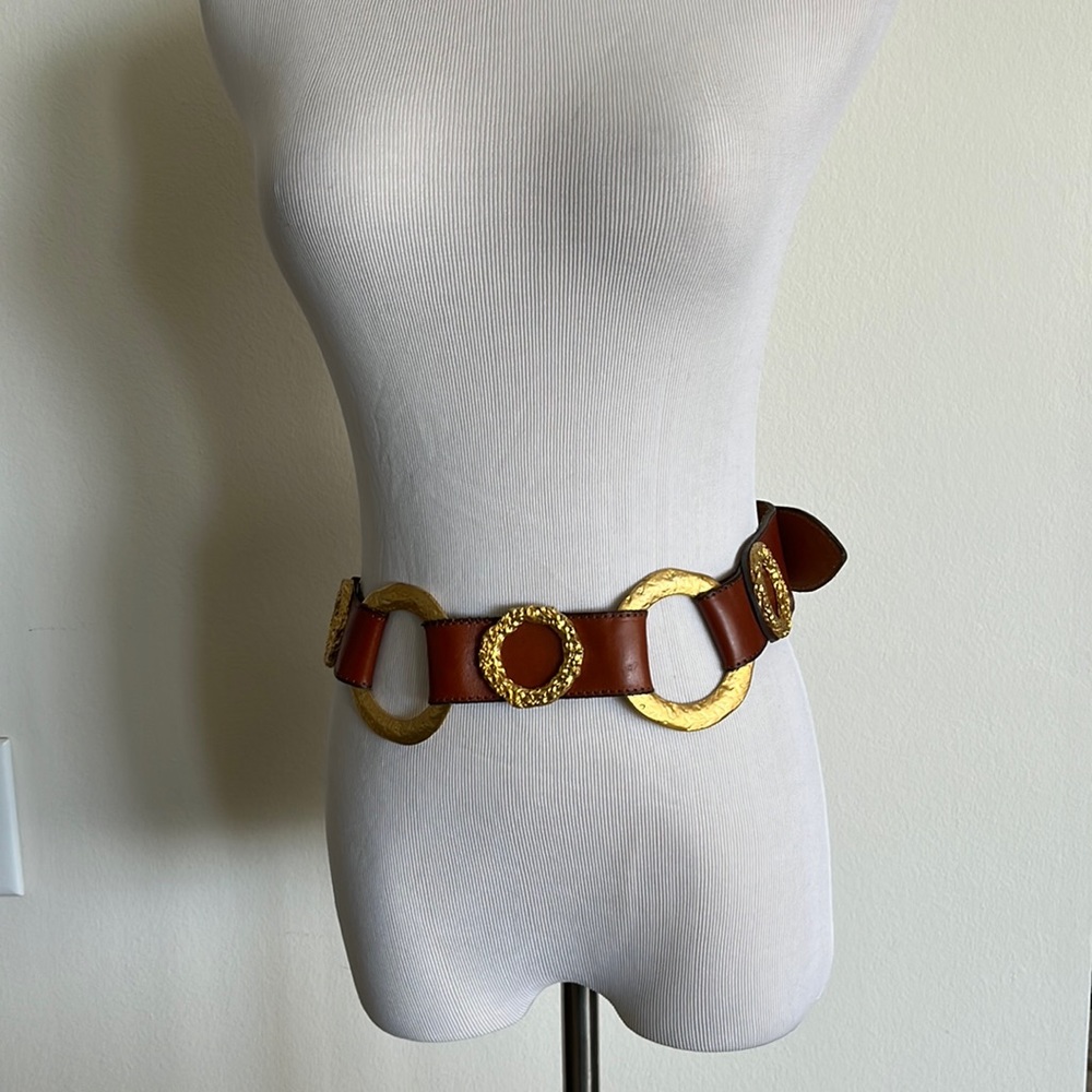 Women’s vintage belt brown size 75 adoppia vita